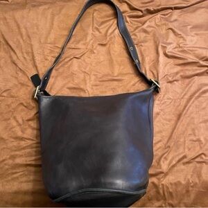 Coach Vintage Black Bucket Purse 9104
